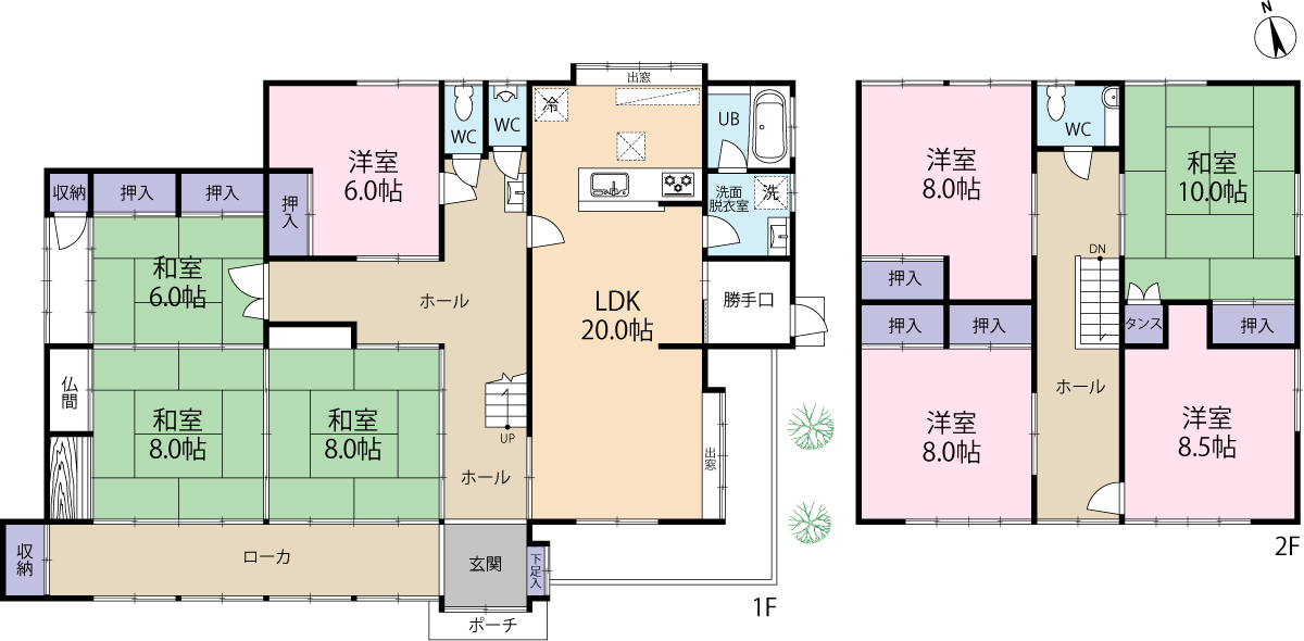 新潟県新潟市西蒲区打越甲3461番地の8LDK住宅 - 